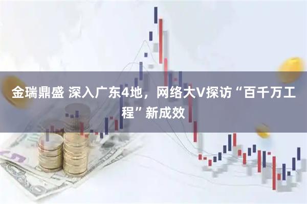 金瑞鼎盛 深入广东4地，网络大V探访“百千万工程”新成效